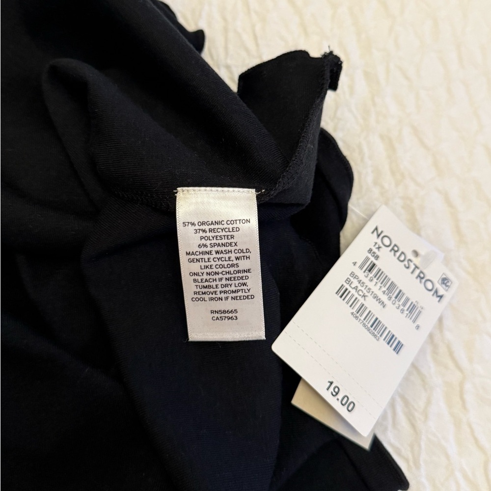 New BP Black Crop Top Tank (Size: 1X) - Picture 9 of 9